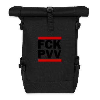Fck pvv - Sac à dos roll top - noir - Devant