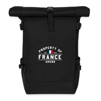 French Ownership in Amiens - Roll Top Backpack - black - Front