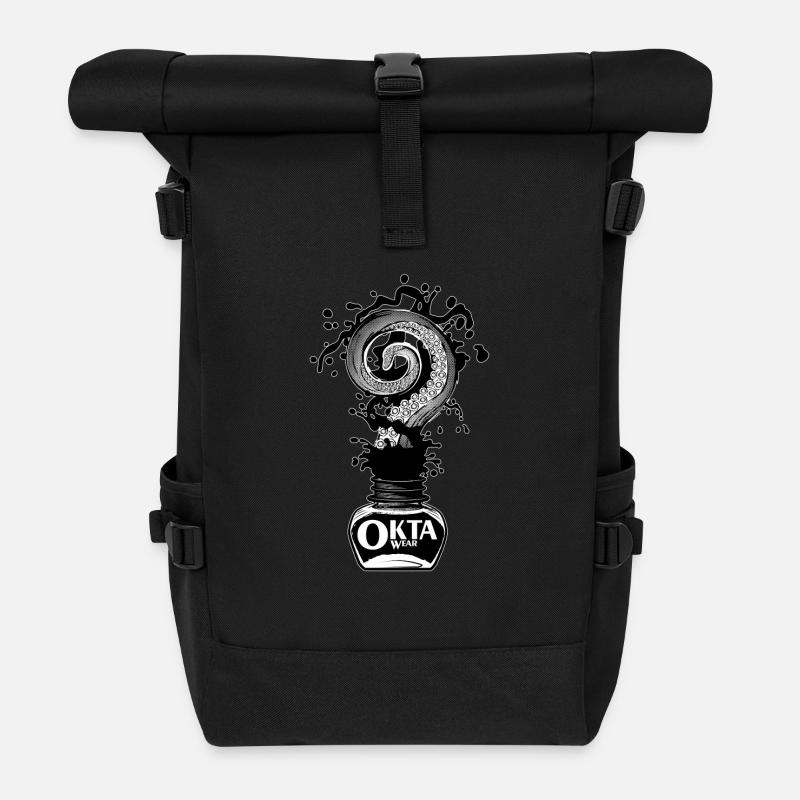 Tintenfaß - Rolltop Rucksack - Schwarz