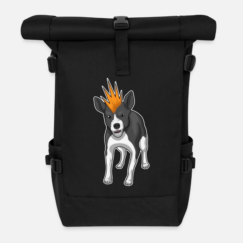 Böser Hund - Rolltop Rucksack - Schwarz