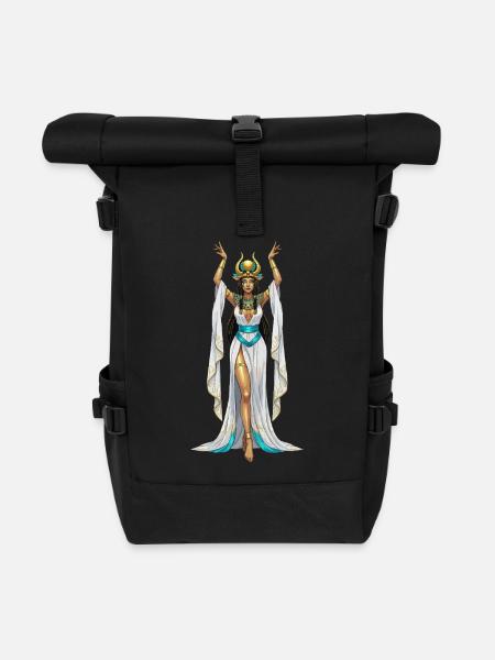 Ägyptische Göttin Isis Cosplay - Rolltop Rucksack - Schwarz