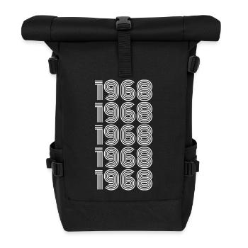 1968 - Rolltop Rucksack - Schwarz - Vorne