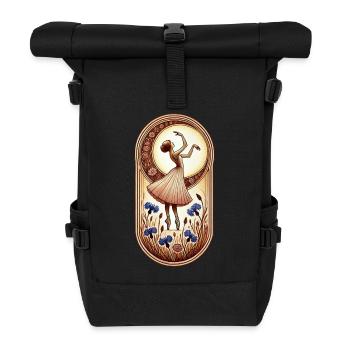 Ballerina - Rolltop Rucksack - Schwarz - Vorne