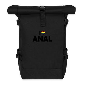 I love anal - Sac à dos roll top - noir - Devant