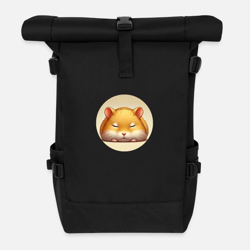 Hamster - Rolltop Rucksack - Schwarz