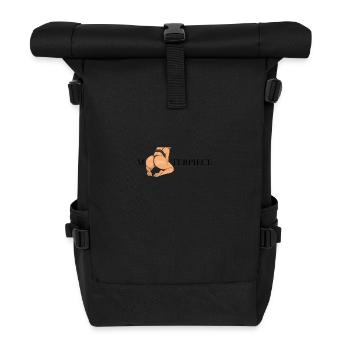 mASSterpiece Masterpiece pun sexy comic drawing - Roll Top Backpack - black - Front
