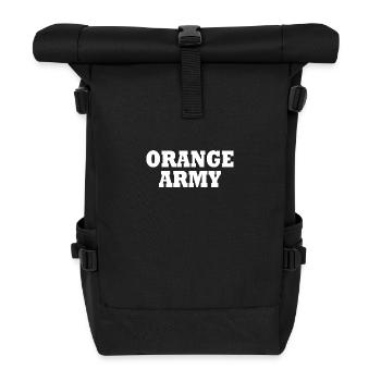Orange army - Roll Top Backpack - black - Front