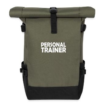 Personal trainer - Roll Top Backpack - olive/black - Front