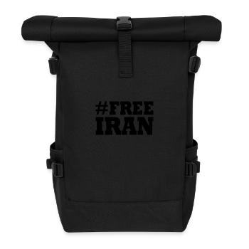 Free iran - Roll Top Backpack - black - Front
