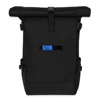 Gym - Rolltop Rucksack - Schwarz - Vorne