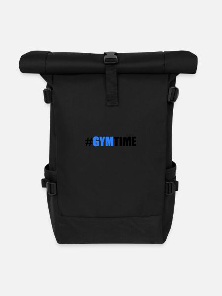 Gym - Rolltop Rucksack - Schwarz