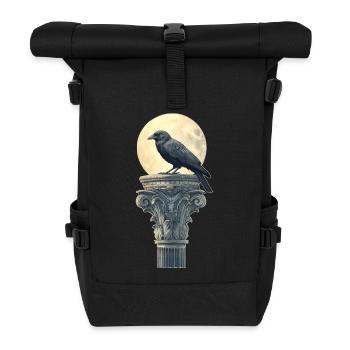 Corbeau - Sac à dos roll top - noir - Devant