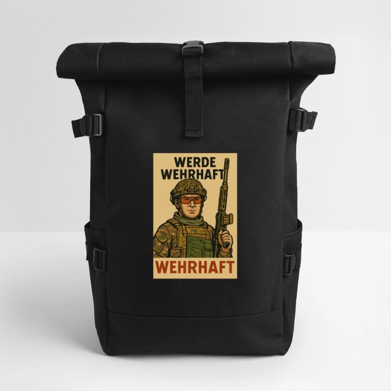 „Er wird dir nicht helfen – er wird dich zerstören Rolltop Rucksack