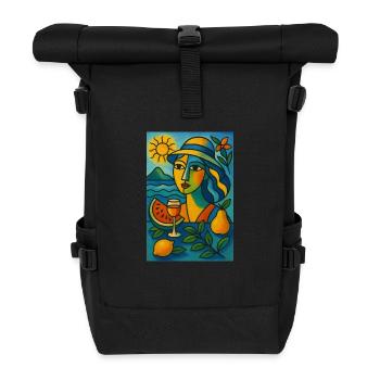 Brise d’été - Sac à dos roll top - noir - Devant