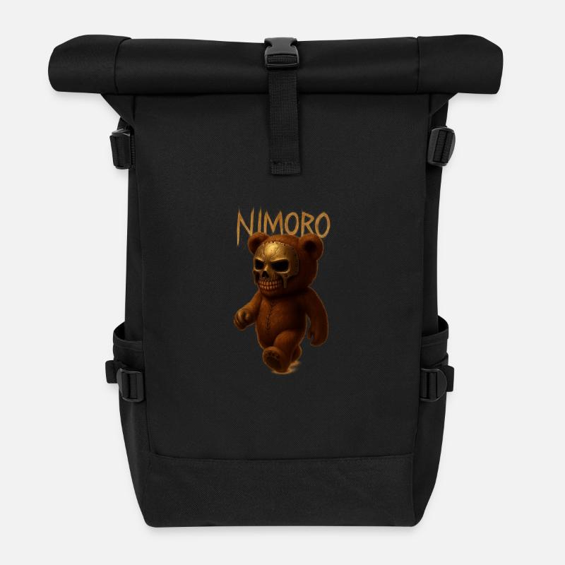 Nimoro - Rolltop Rucksack - Schwarz