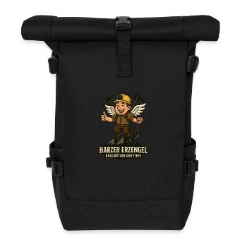 Harz Archangel Mining Buddy Pickaxe - Roll Top Backpack - black - Front