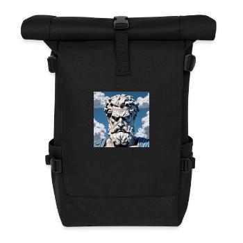 Mythos Zeus - Rolltop Rucksack - Schwarz - Vorne
