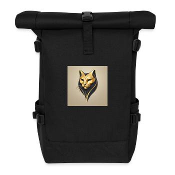 1000084222 - Roll Top Backpack - black - Front