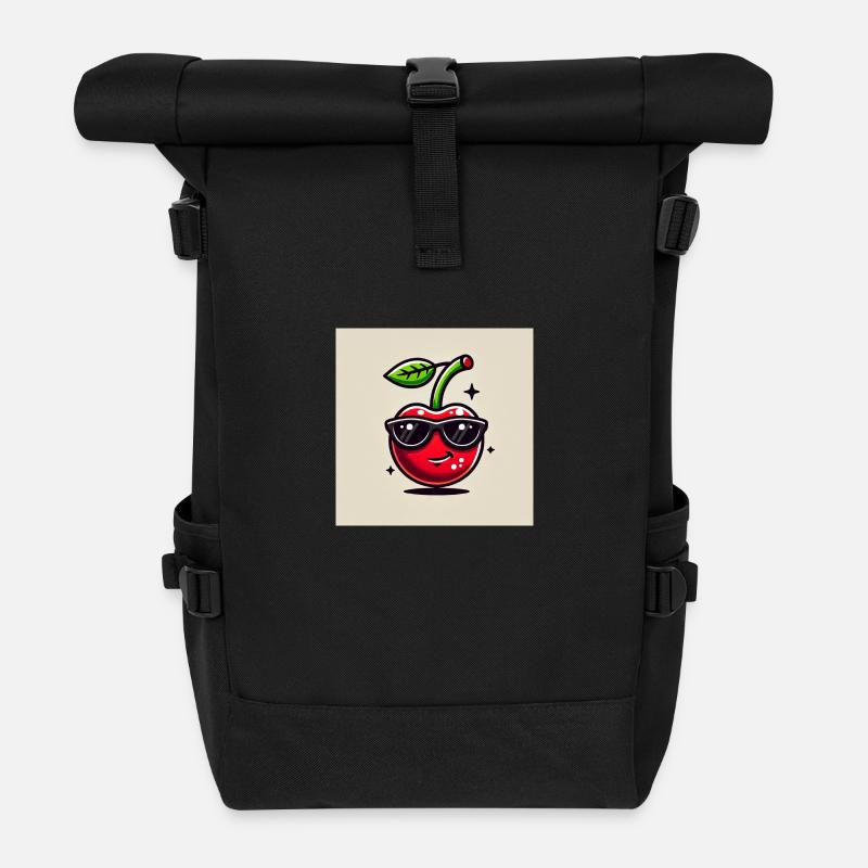 Kirsch - Rolltop Rucksack - Schwarz