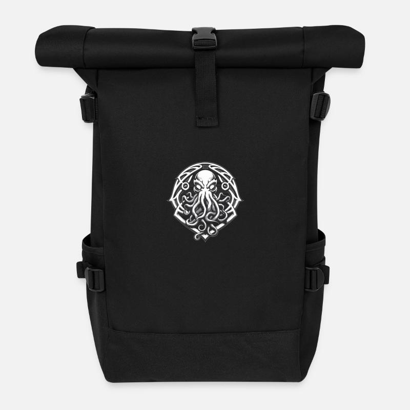 cthulhu logo - Rolltop Rucksack - Schwarz