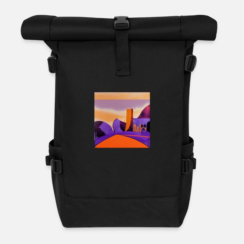 Un tel désert - Sac à dos roll top - noir