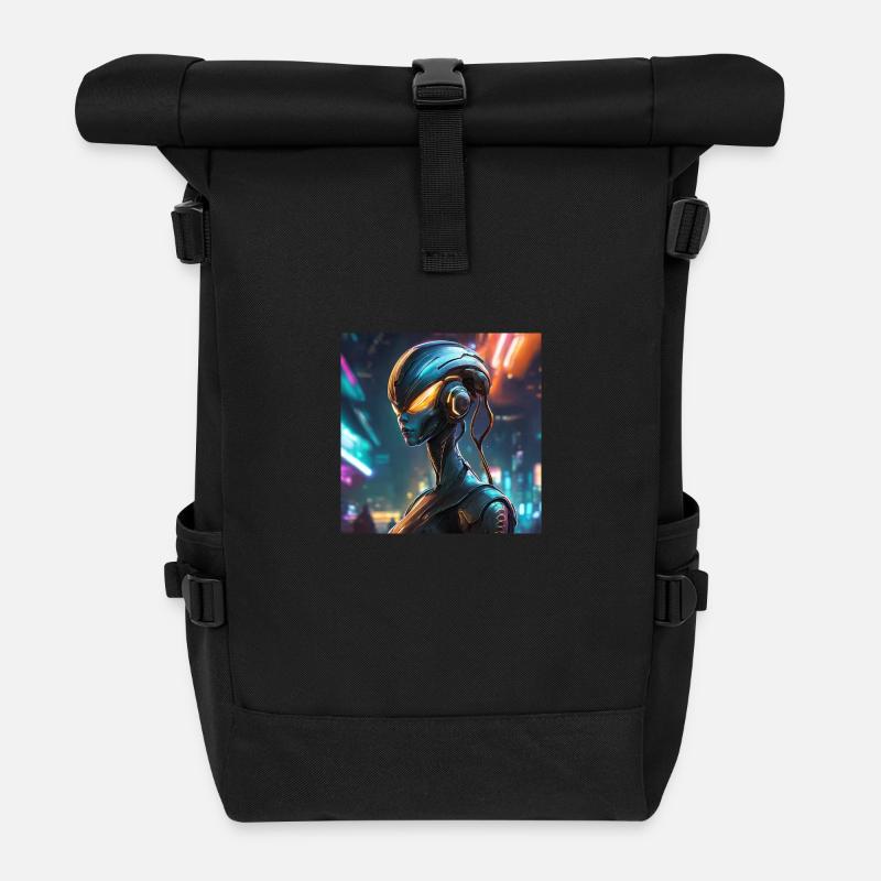Alienware - Rolltop Rucksack - Schwarz
