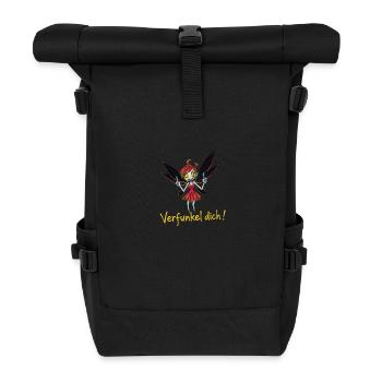 Verfunkel dich! - Rolltop Rucksack - Schwarz - Vorne