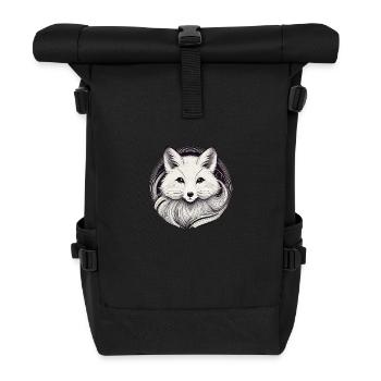 Renard doux - Sac à dos roll top - noir - Devant