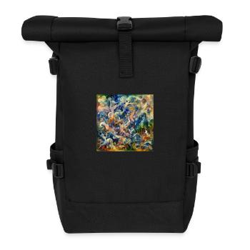 Design Marc Chagall - Roll Top Backpack - black - Front