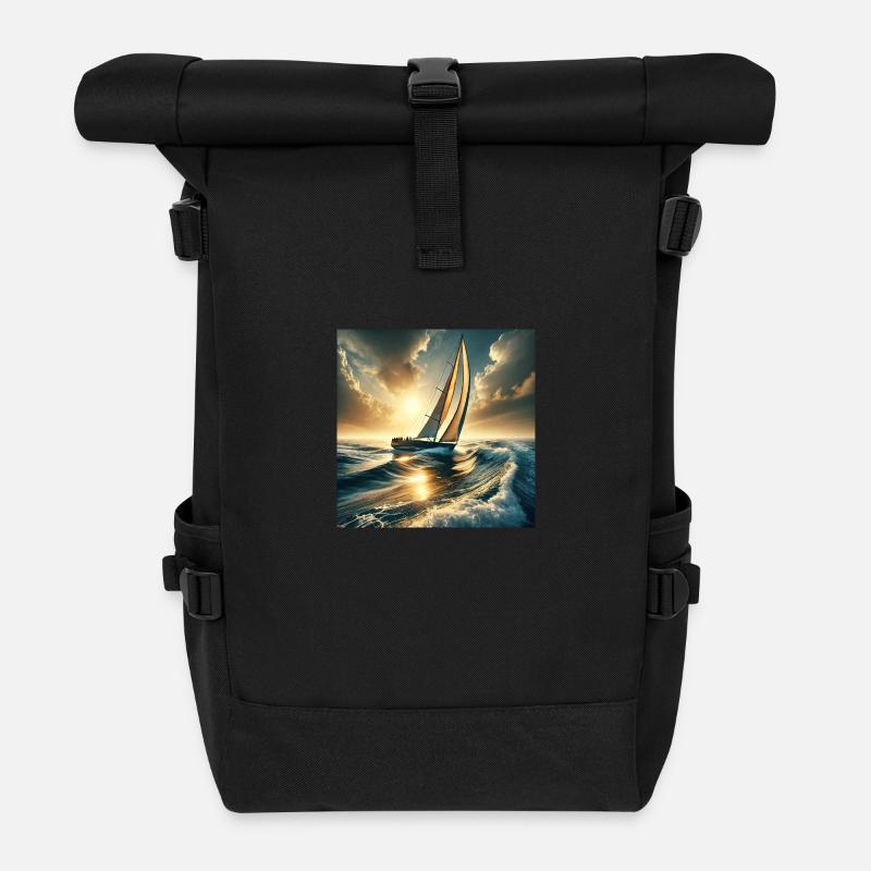 1000013530 - Rolltop Rucksack - Schwarz