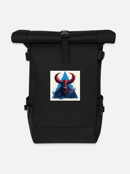 Odin - Roll Top Backpack - black