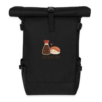 Soy into you - Roll Top Backpack - black - Front