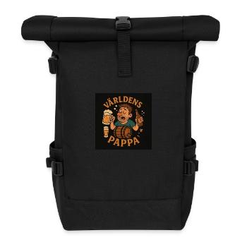Le père le plus ivre du monde - Sac à dos roll top - noir - Devant
