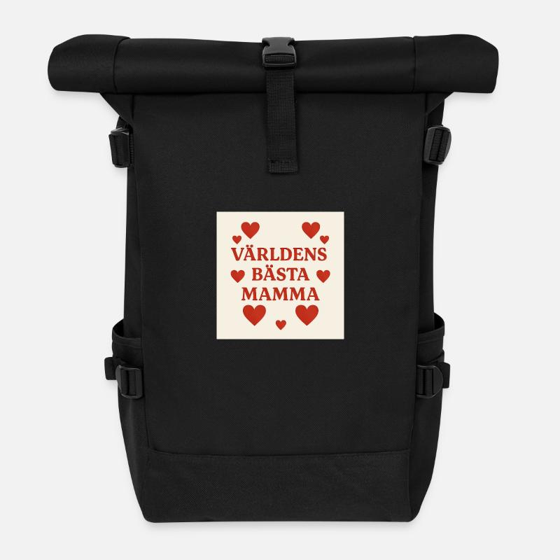 La meilleure maman du monde - Sac à dos roll top - noir
