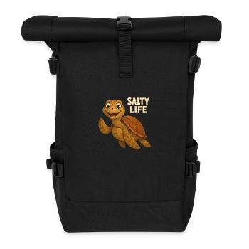 La vie salée - Sac à dos roll top - noir - Devant