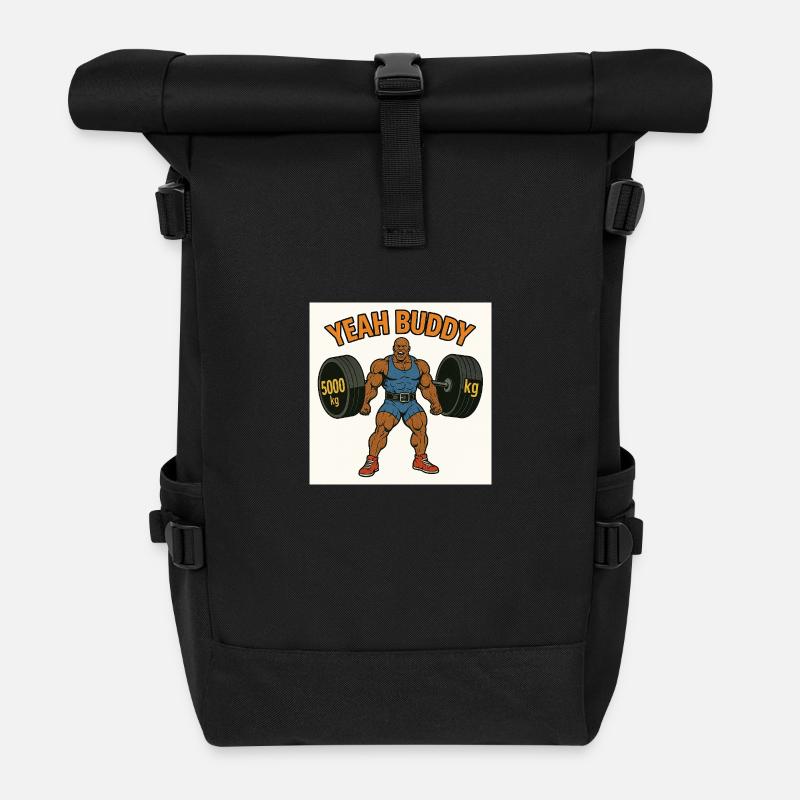 MON POTE - Sac à dos roll top - noir