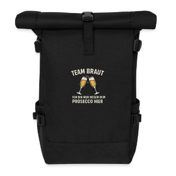 Drôle d’équipe chemise de mariée enterrement de vie de garçon femme - Sac à dos roll top - noir - Devant