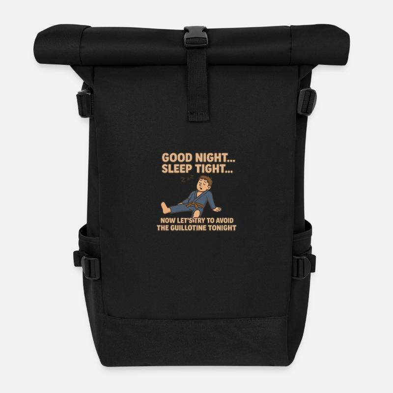 "Guillotine-Träume" - Rolltop Rucksack - Schwarz