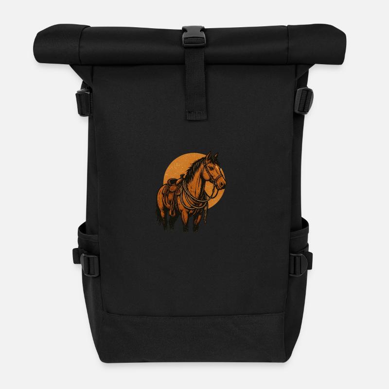 D42BD8C2 75E6 41BA 8F3B E65EE1F331AD - Rolltop Rucksack - Schwarz