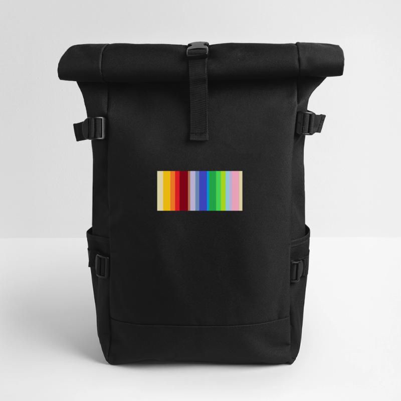 Strichcode: divers Rolltop Rucksack