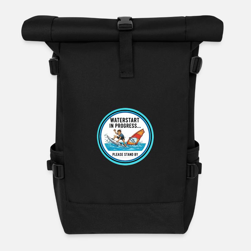 1_5 - Rolltop Rucksack - Schwarz