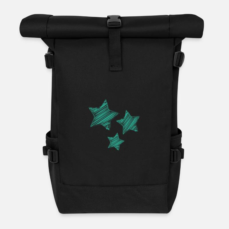 STERN. STERNE - Rolltop Rucksack - Schwarz