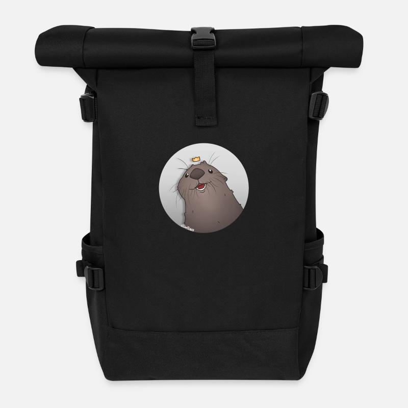 Tazz Talks | JoJo - Roll Top Backpack - black