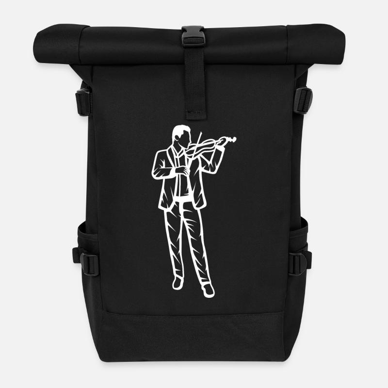 Violinist - Rolltop Rucksack - Schwarz