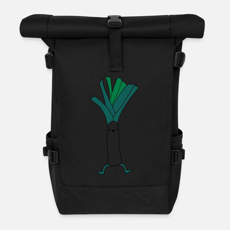 Lauchmann - Rolltop Rucksack - Schwarz