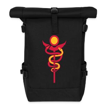 Caduceus physio - Rolltop Rucksack - Schwarz - Vorne