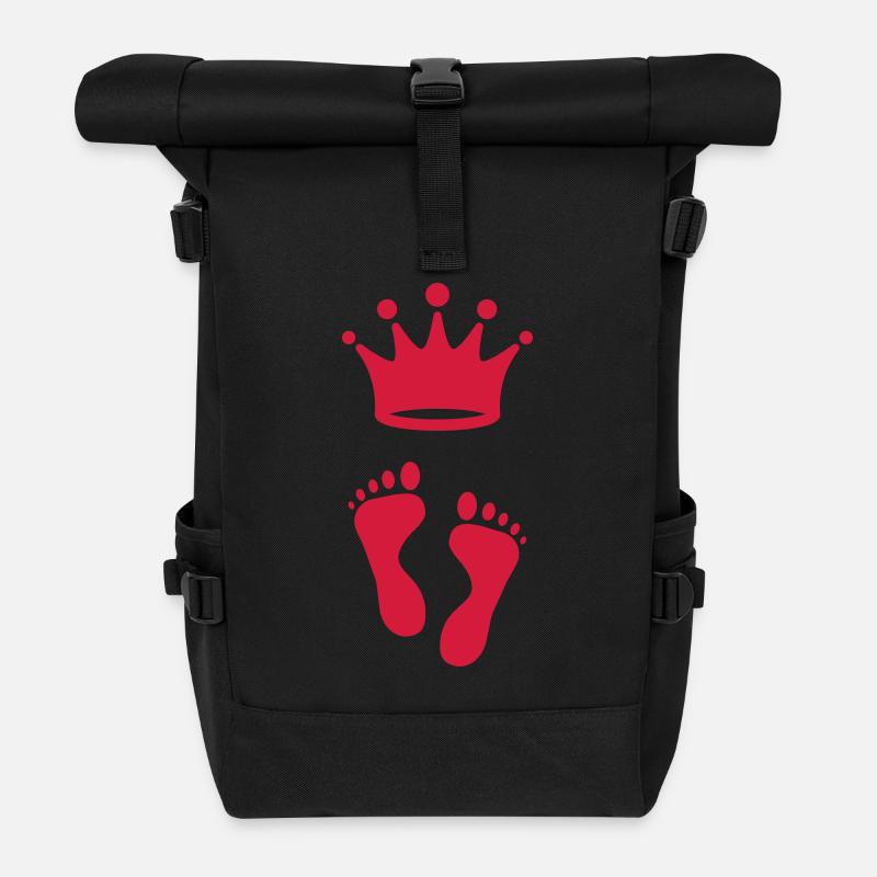 Fußpflegerin / Fußpfleger / Arbeit / Job - Rolltop Rucksack - Schwarz