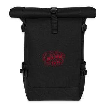 Subculture Beat - Rolltop Rucksack - Schwarz - Vorne