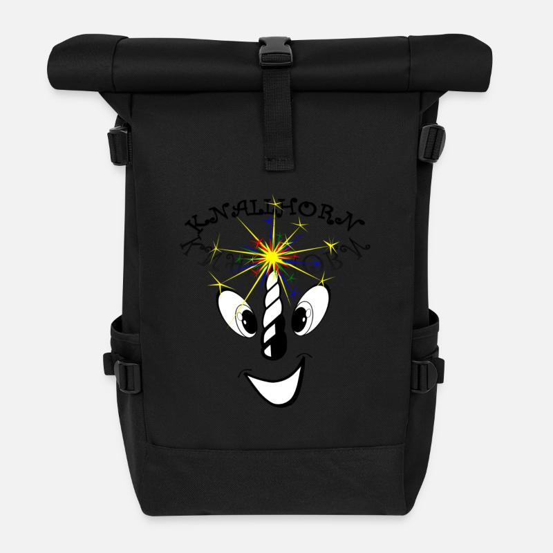 Knallhorn - Rolltop Rucksack - Schwarz