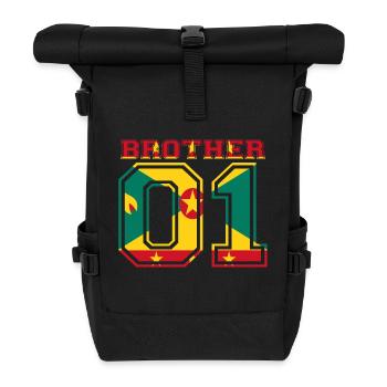 Brother brother 01 King Grenada - Roll Top Backpack - black - Front